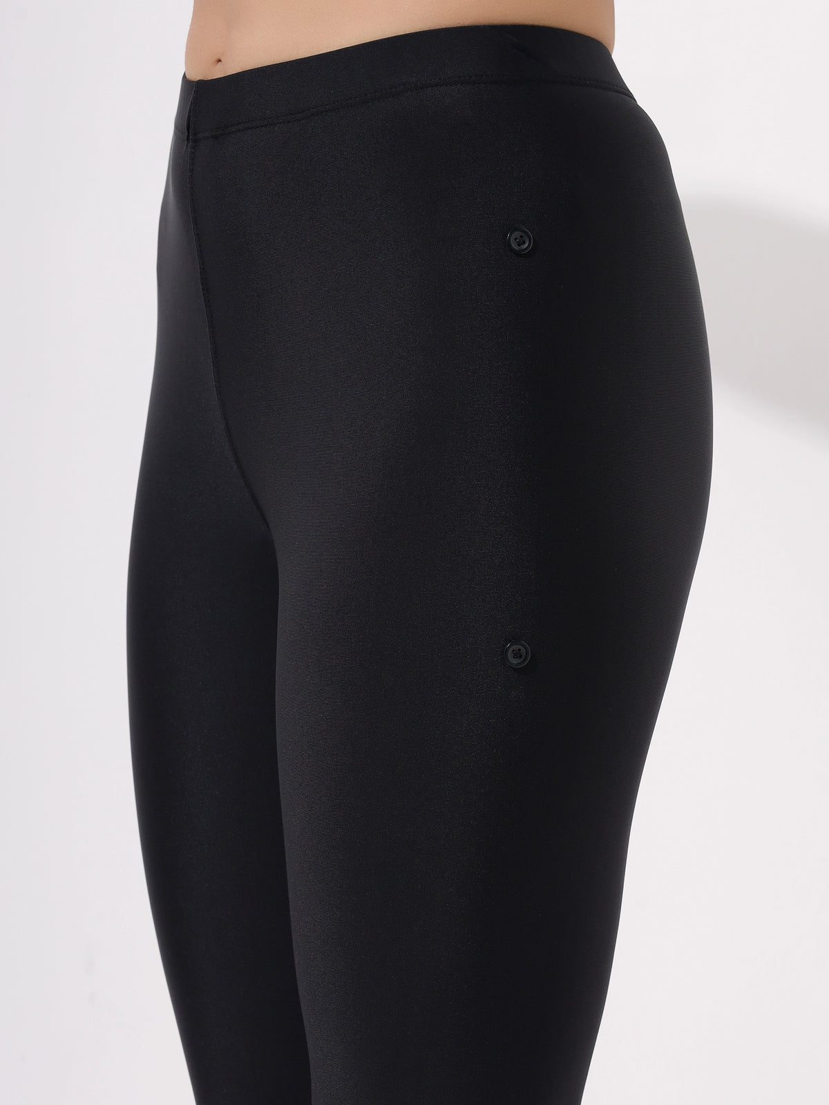 Women's Silhouette Streaks Two-Piece Swimdress and Full Tights Set