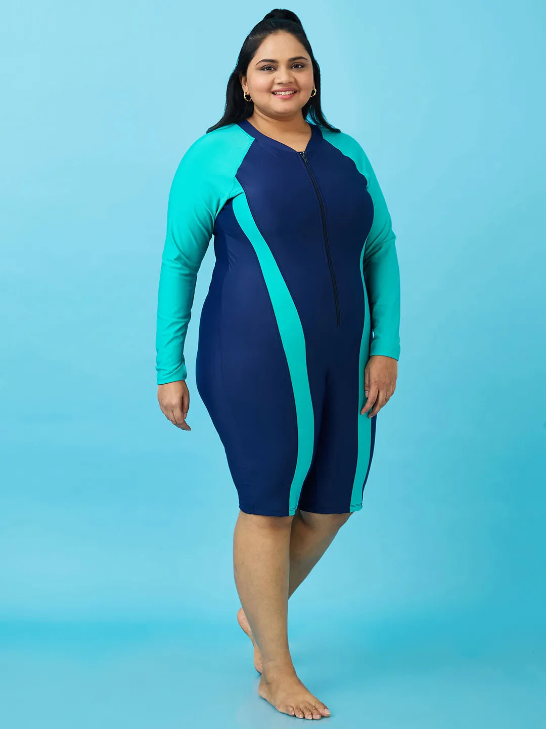 Women's Full Sleeve Swim Kneesuit