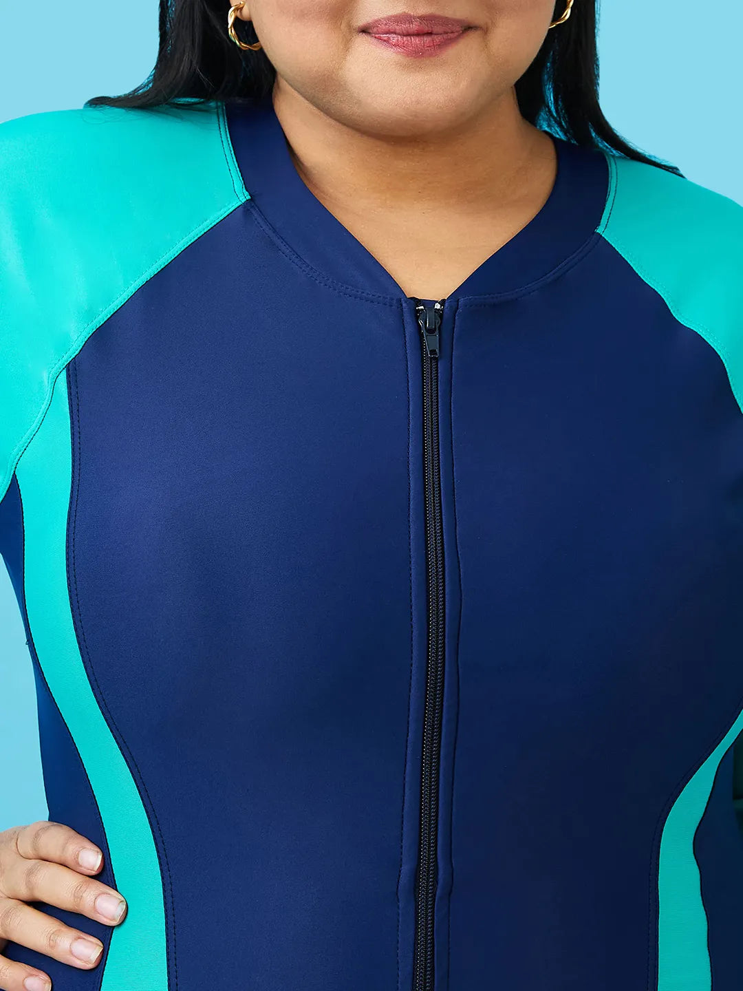 Women's Full Sleeve Swim Kneesuit