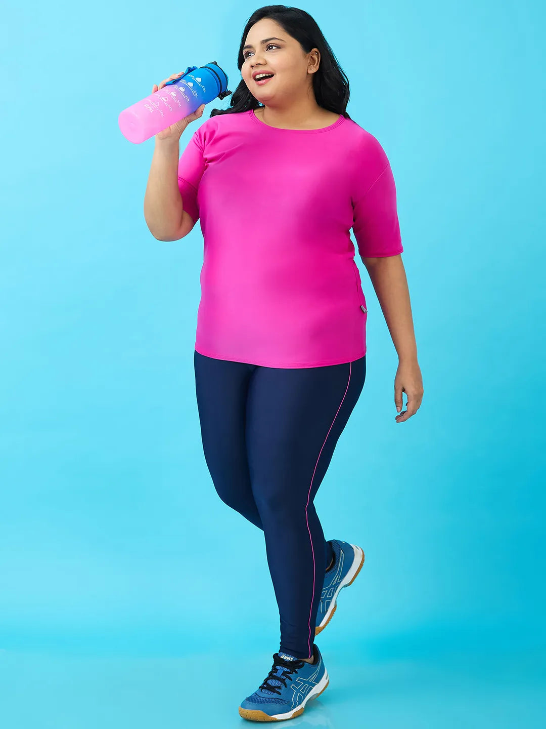 Women's Slim Piping Swim Tights