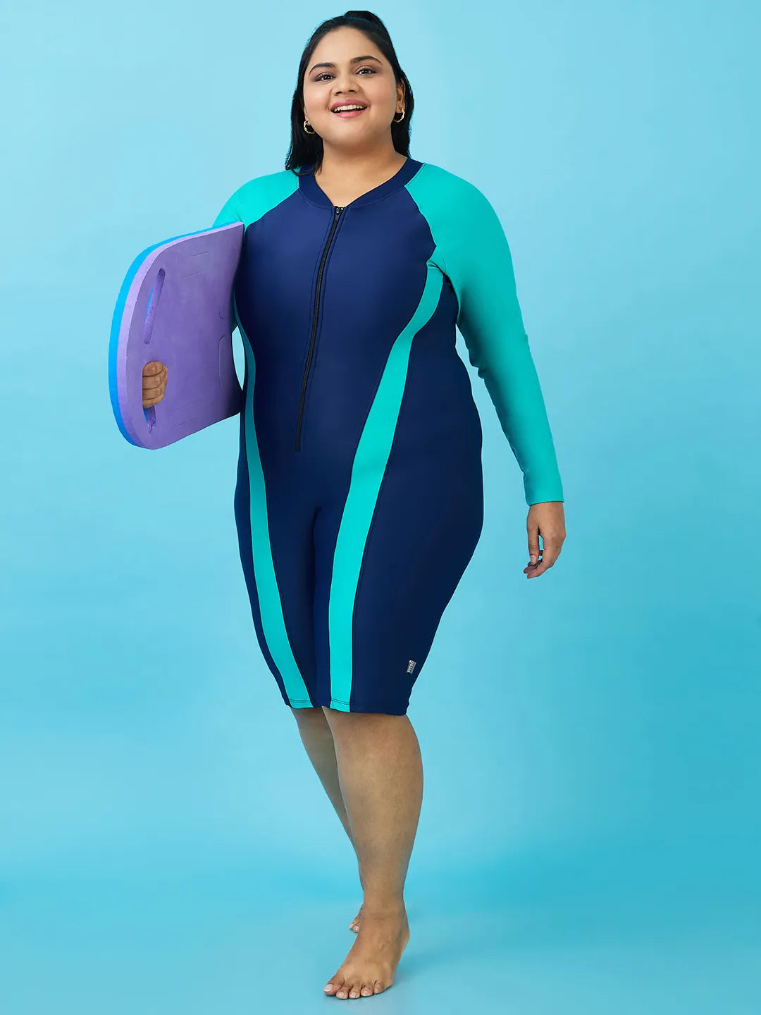 Women's Full Sleeve Swim Kneesuit