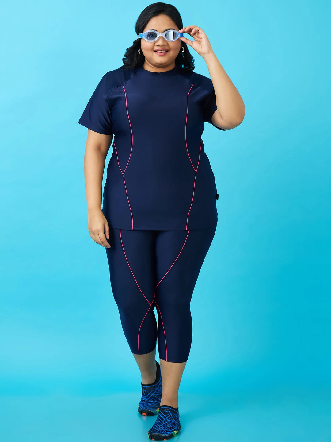 Women's AquaWave T-shirt and Tights Swim Set