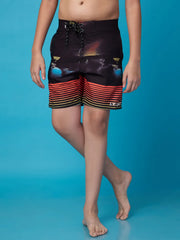 Boys' Stripes Ablaze Beach Shorts