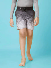 Boys' Grey Camo Beach Shorts