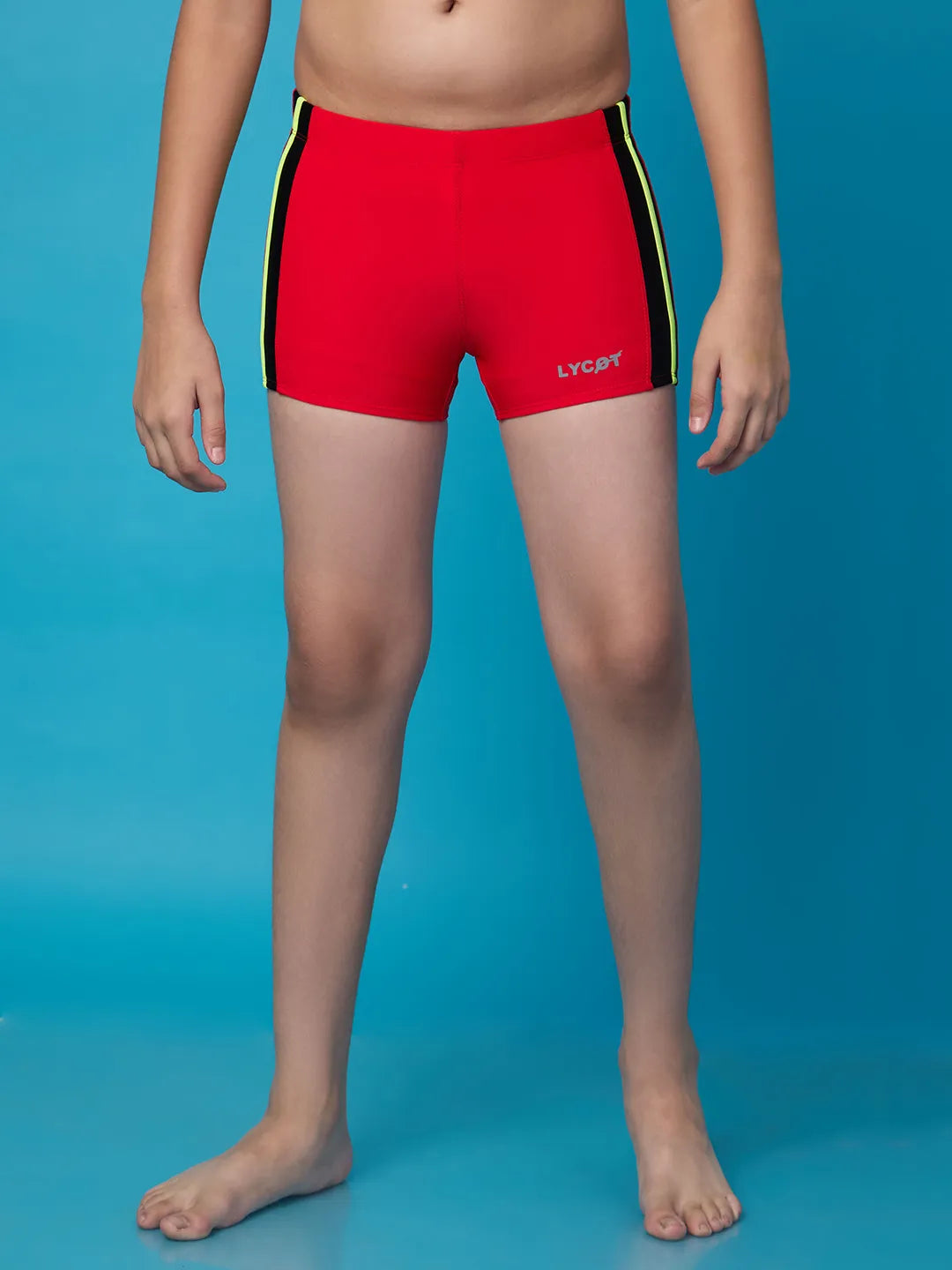 Boys' Stripe Panel Swim Trunks