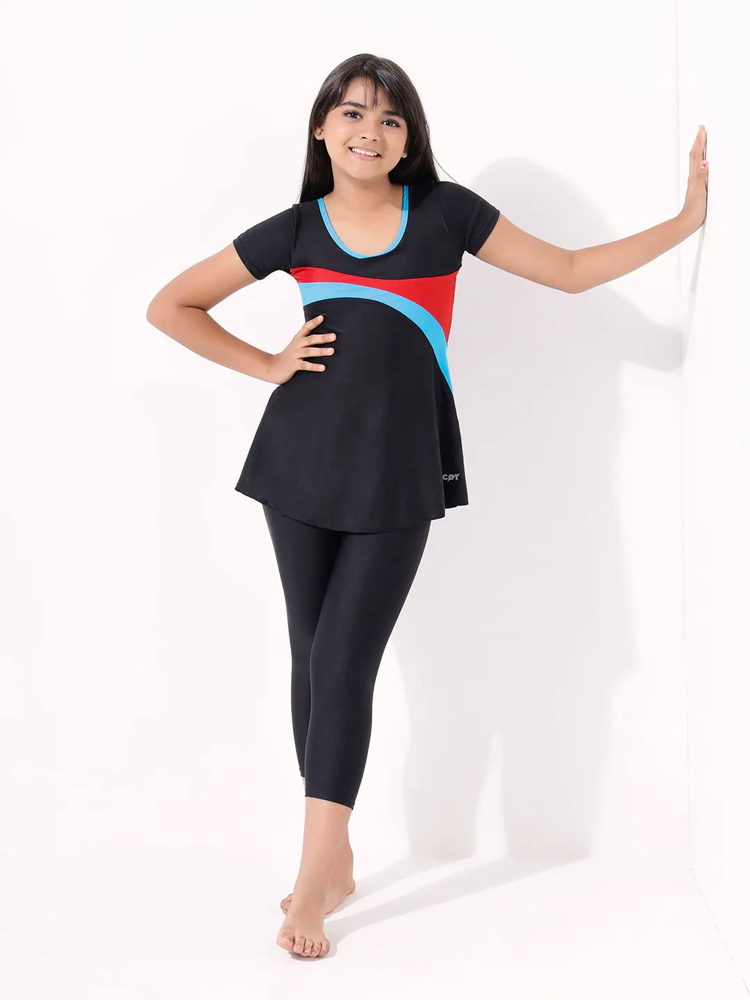 Girls' Make Waves A-Line Swimdress