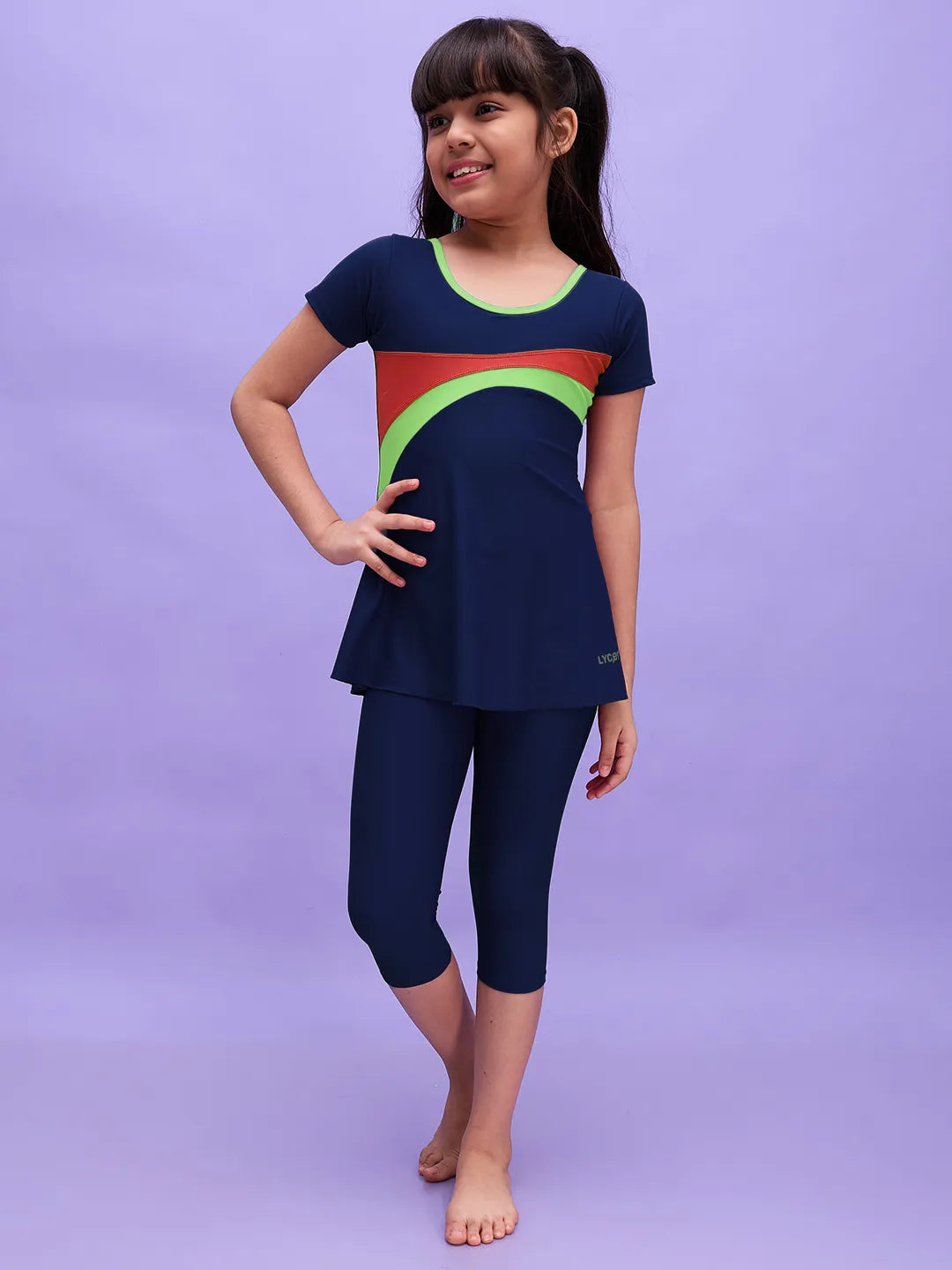 Girls' Make Waves A-Line Swimdress