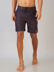 Men's Mocha Drizzle Beach Shorts