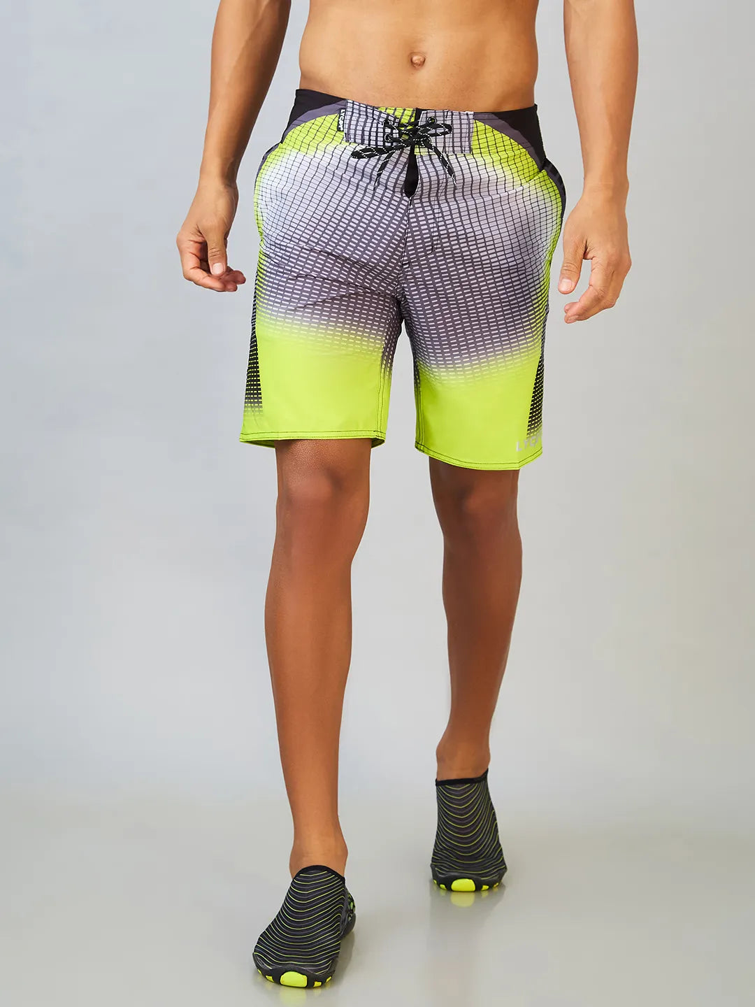 Men's Neon Mesh Beach Shorts