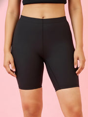 Women's Solid Essential Cycling Shorts
