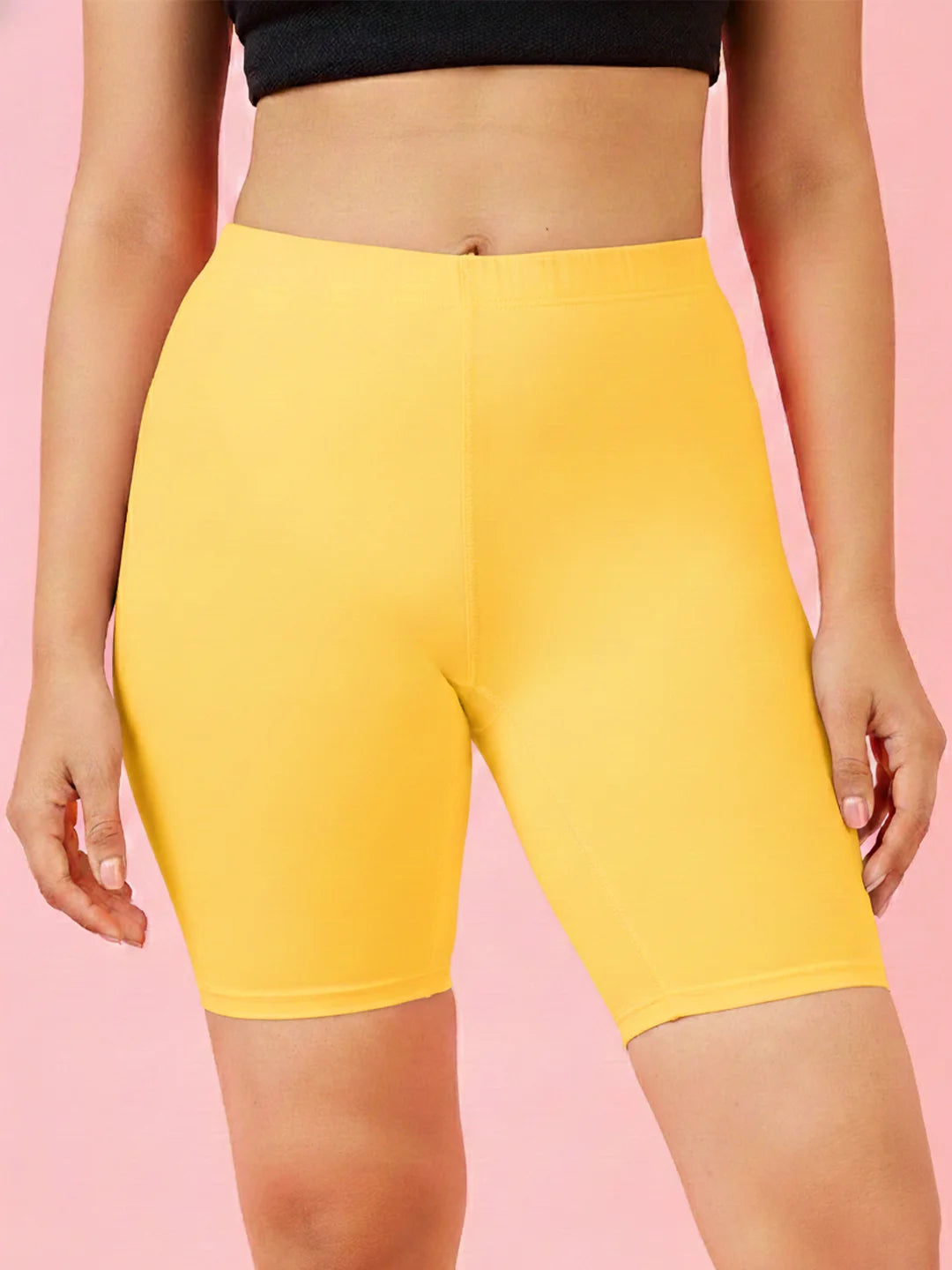 Women's Solid Essential Cycling Shorts