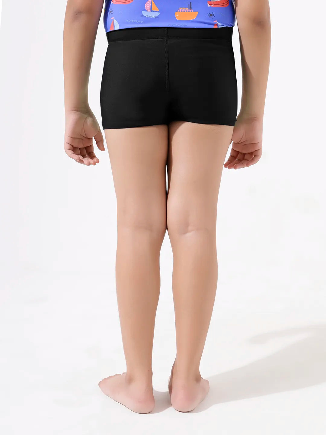 Boys' Stripe Panel Swim Trunks