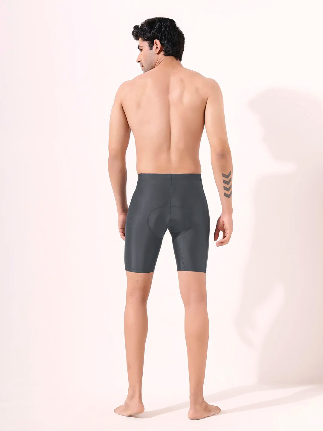 Men's Solid Padded Cycling Shorts