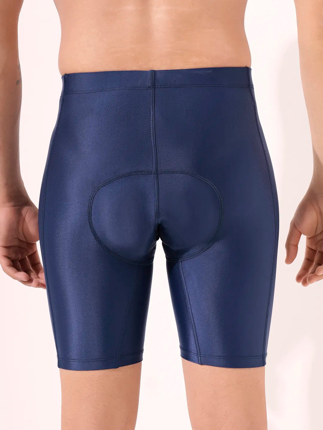 Men's Solid Padded Cycling Shorts