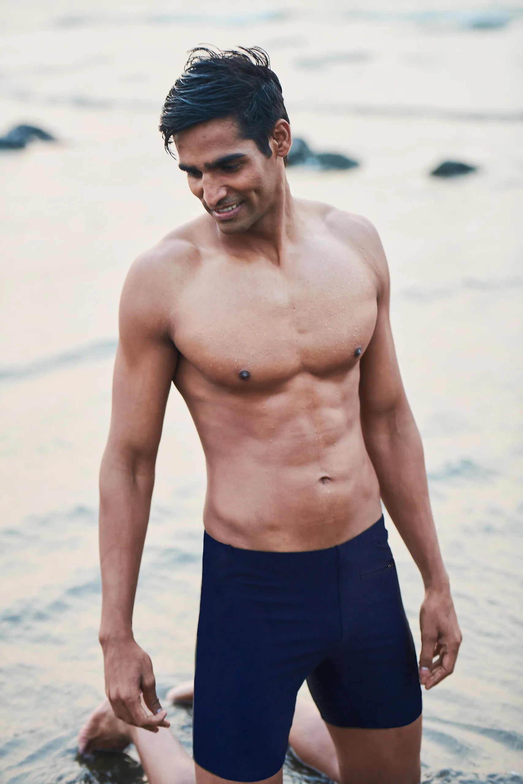 Men's Essential Long Swim Trunks