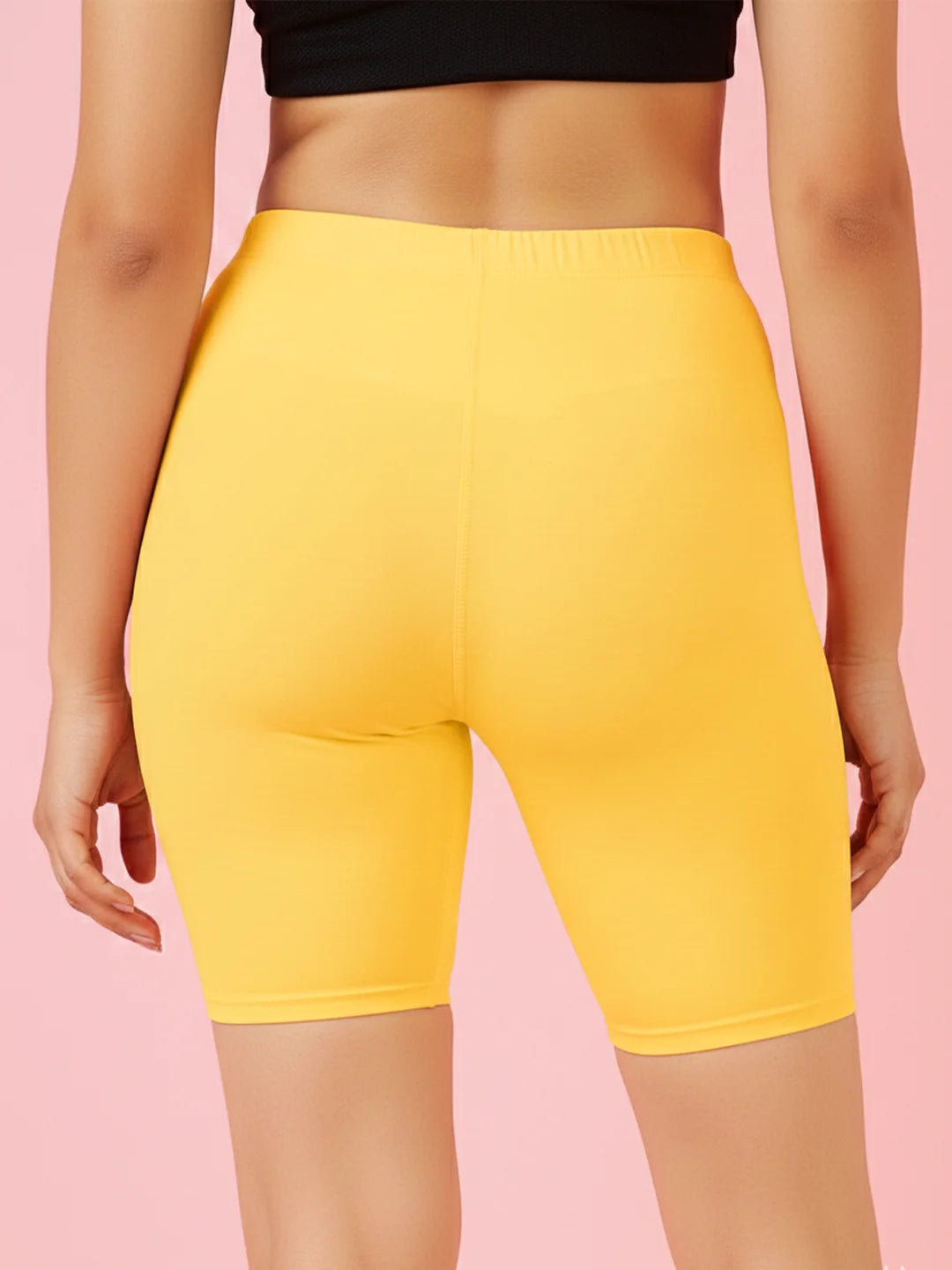 Women's Solid Essential Cycling Shorts
