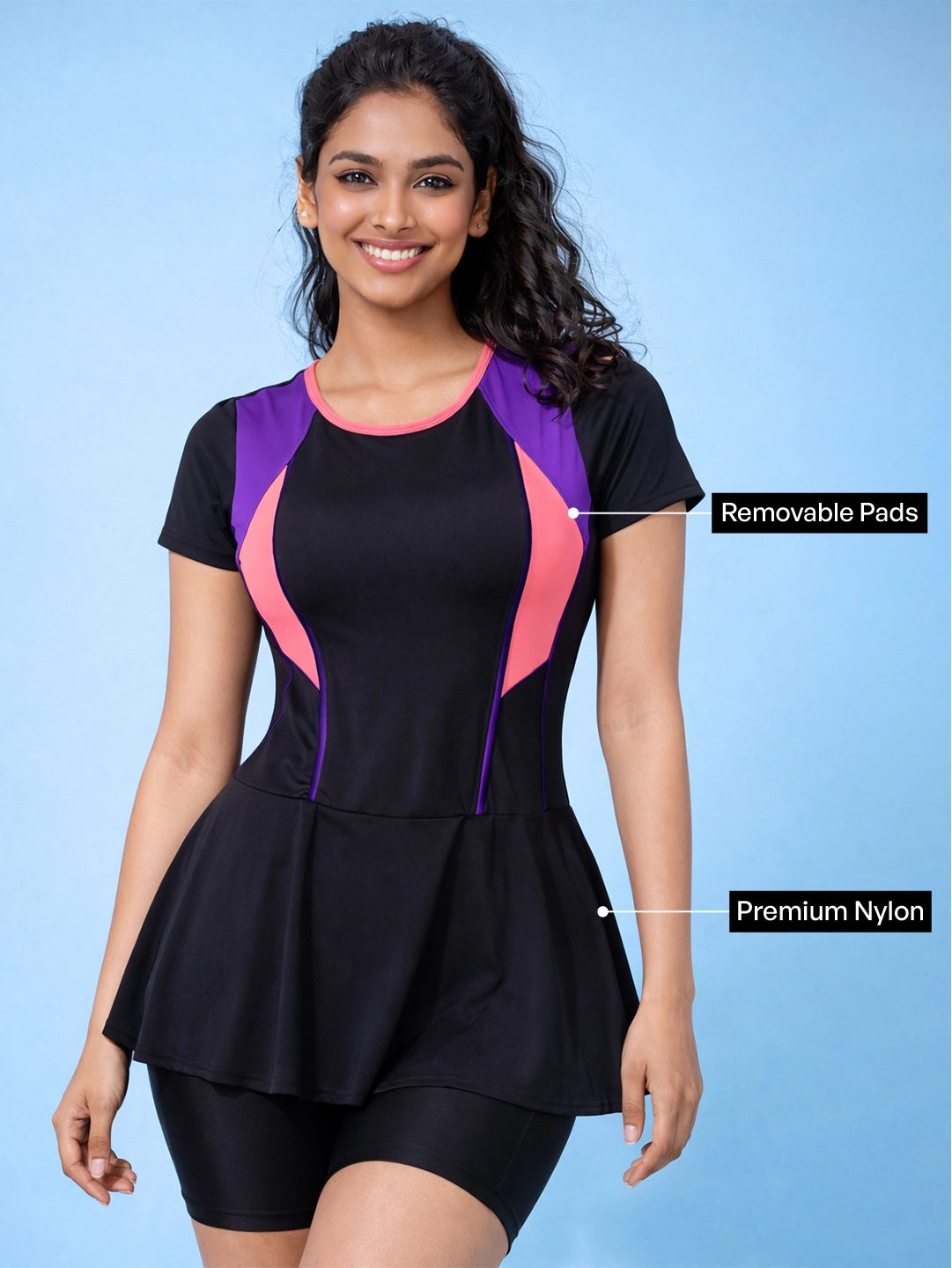 Women's Splash Panel Swimfrock