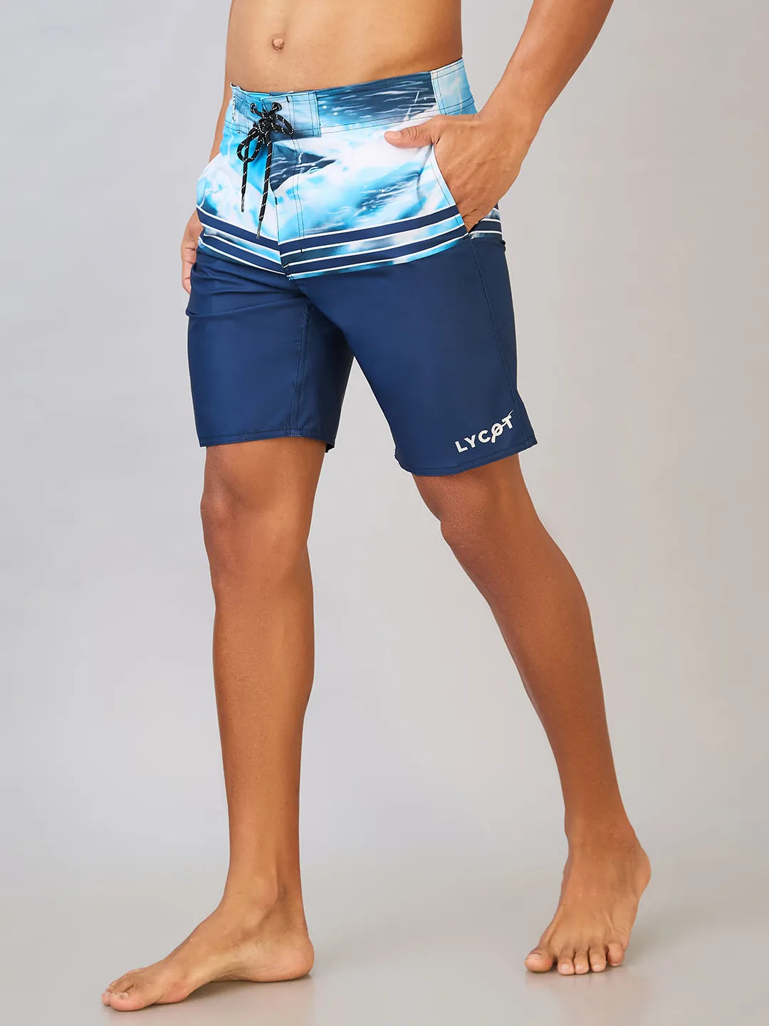 Men's Aqua Waves Beach Shorts