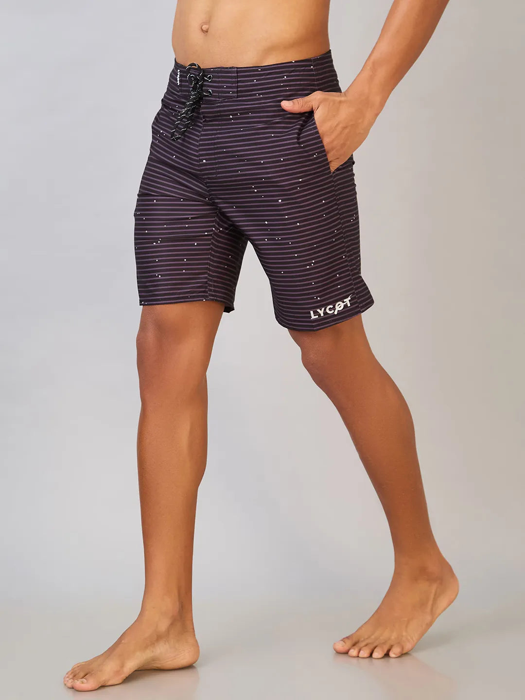 Men's Mocha Drizzle Beach Shorts
