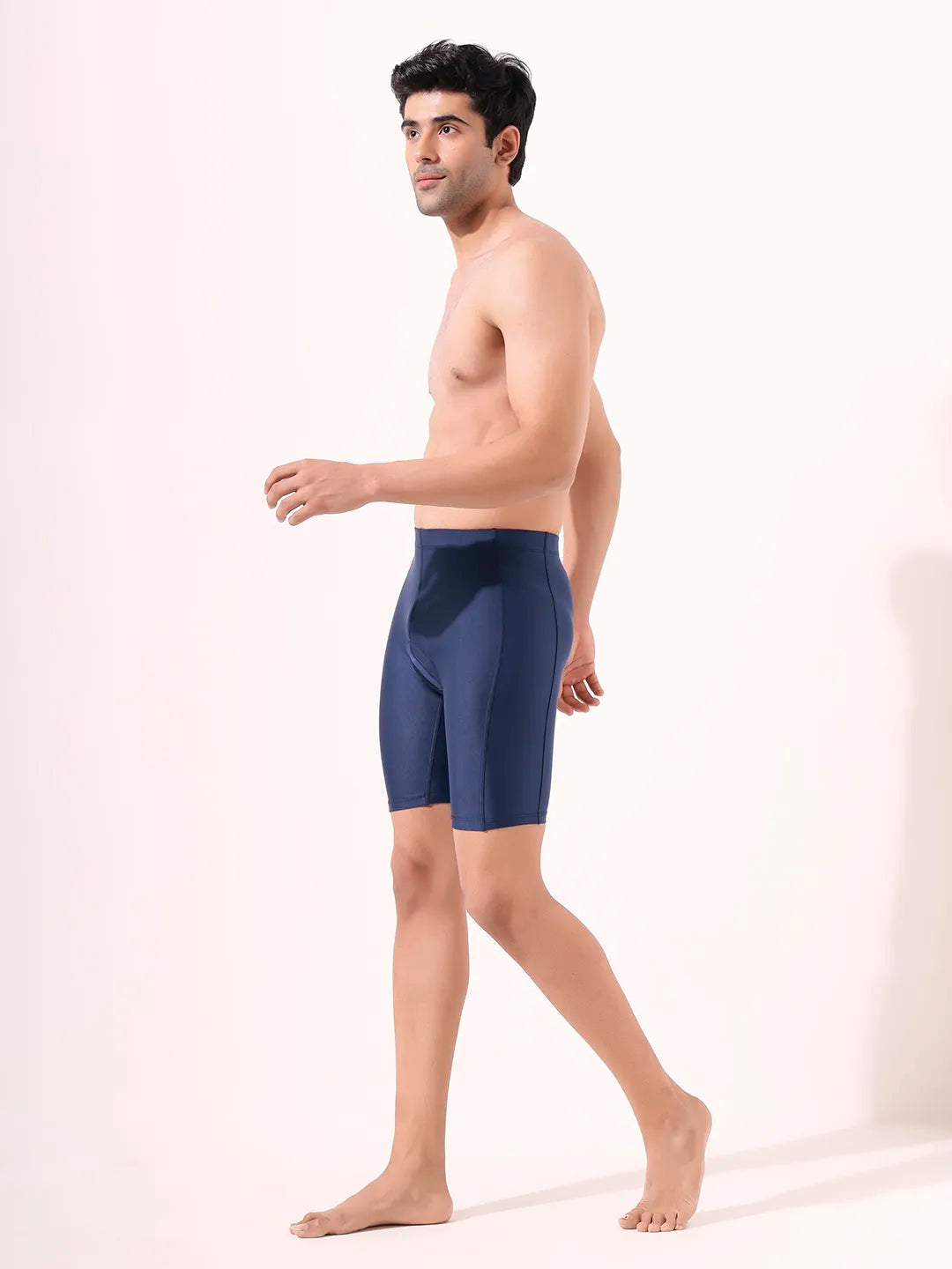 Men's Solid Padded Cycling Shorts