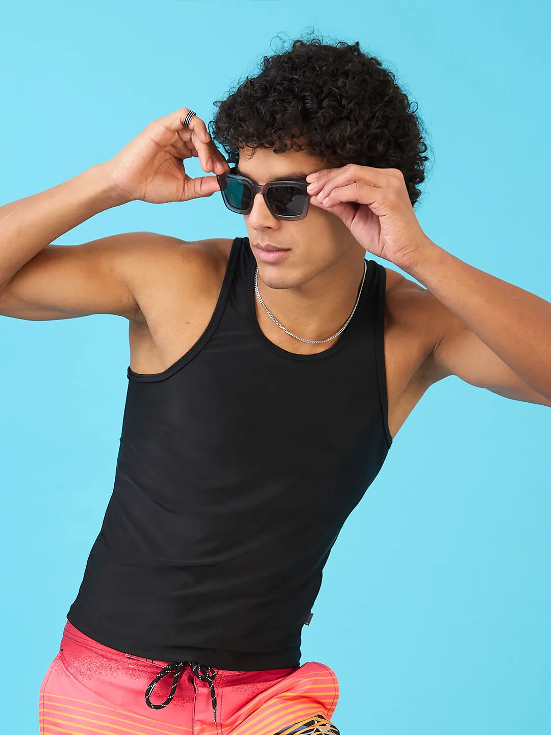 Men's Solid Sandow Rash Guard