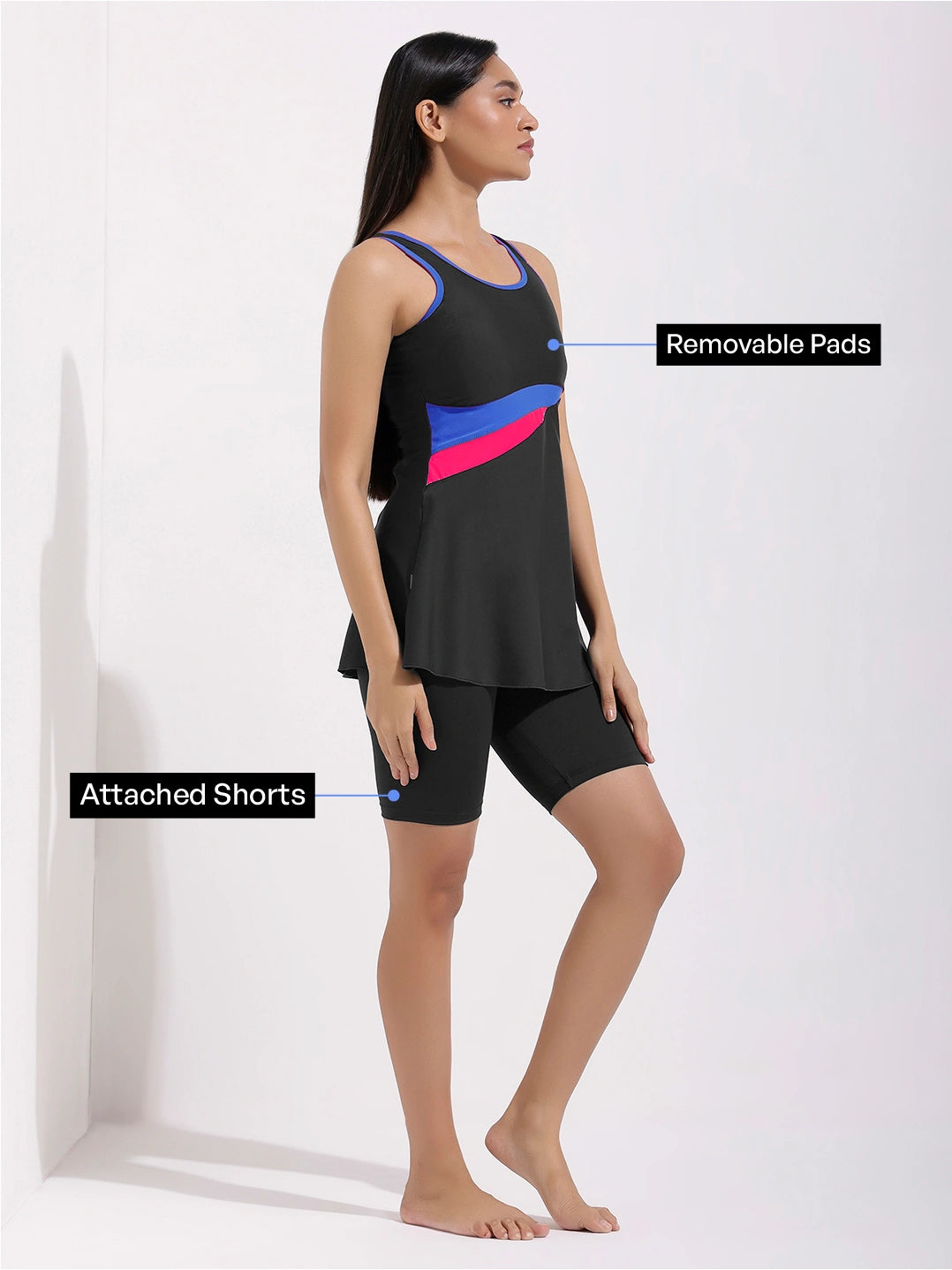 Women's Aqua Swoosh Swimdress