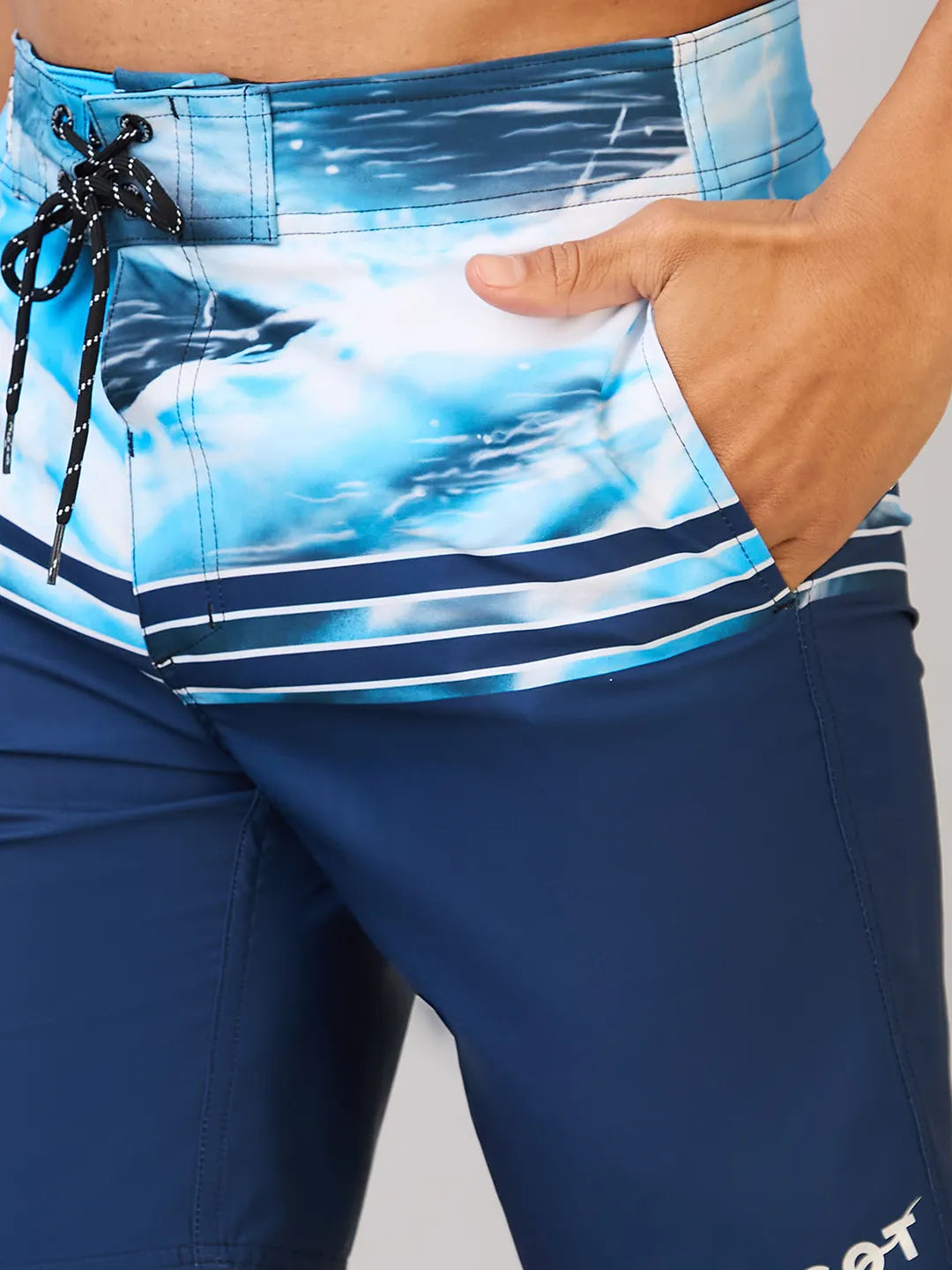 Men's Aqua Waves Beach Shorts