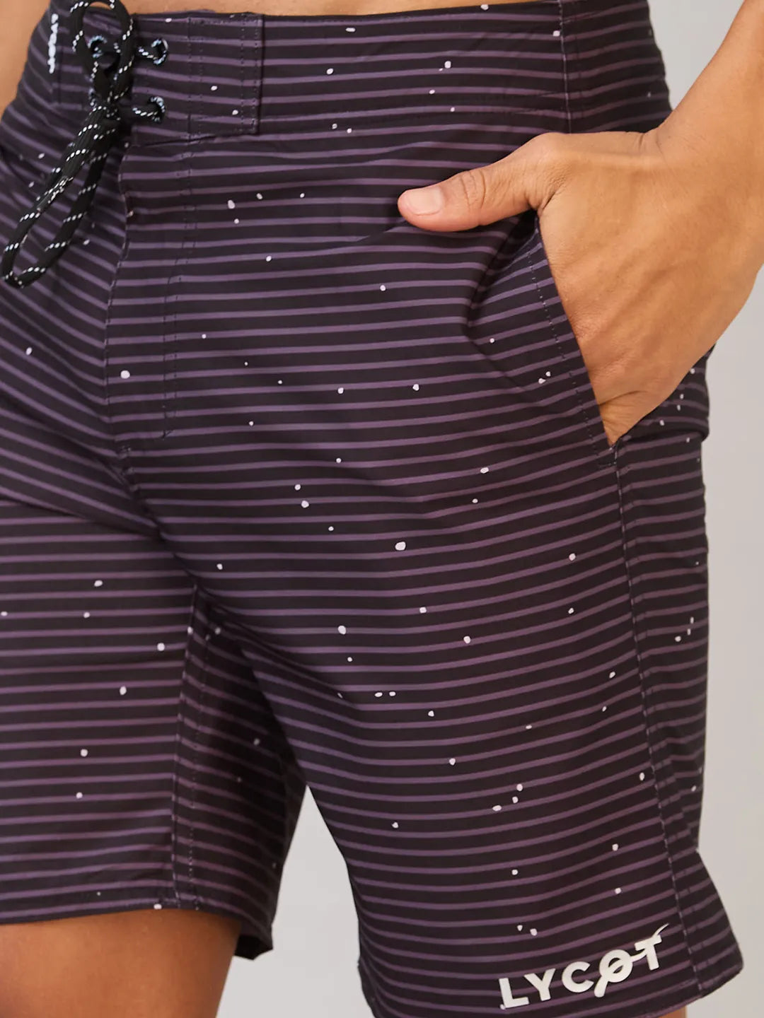 Men's Mocha Drizzle Beach Shorts