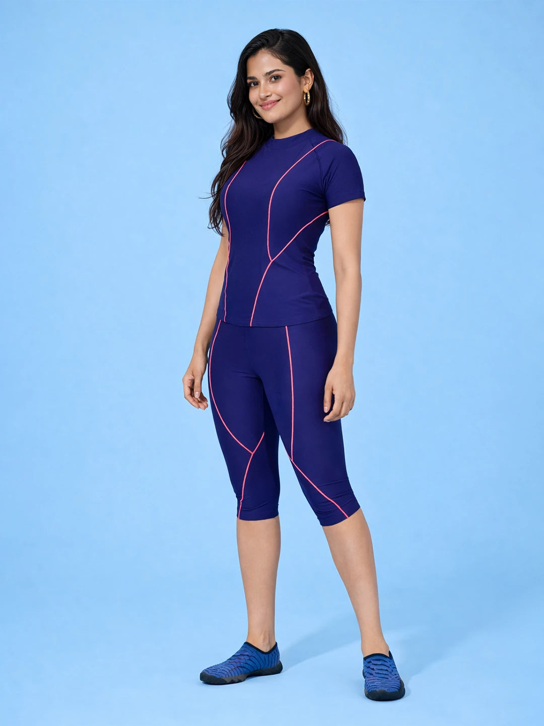 Women's AquaWave T-shirt and Tights Swim Set