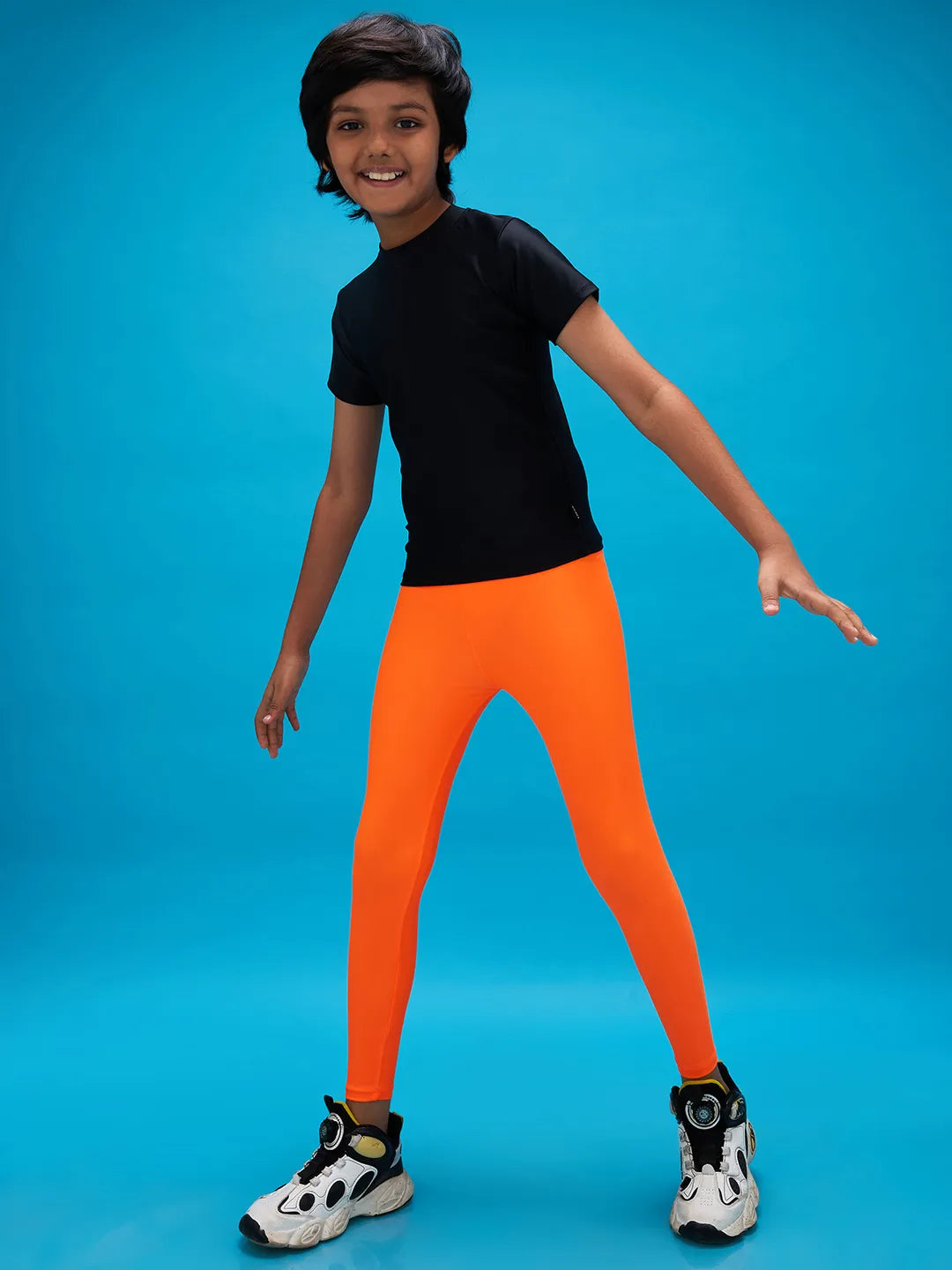 Boys' Solid Full Tights