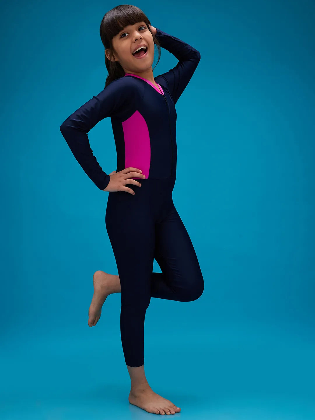 Girl's Full Length Skating Suit