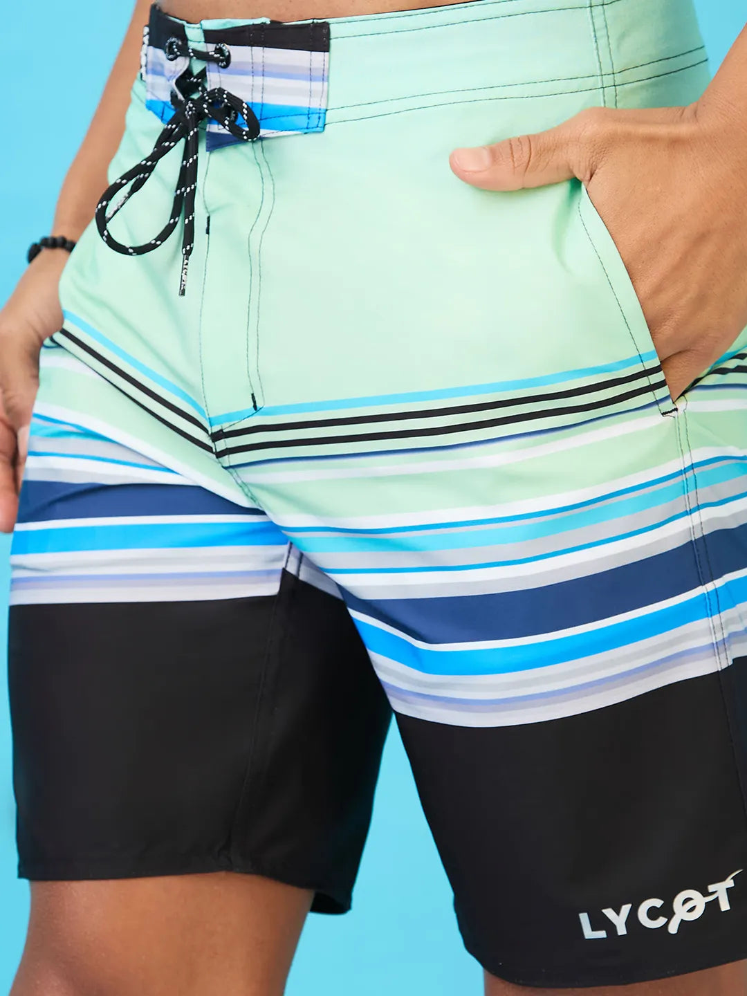 Men's Lagoon Stripes Beach Shorts