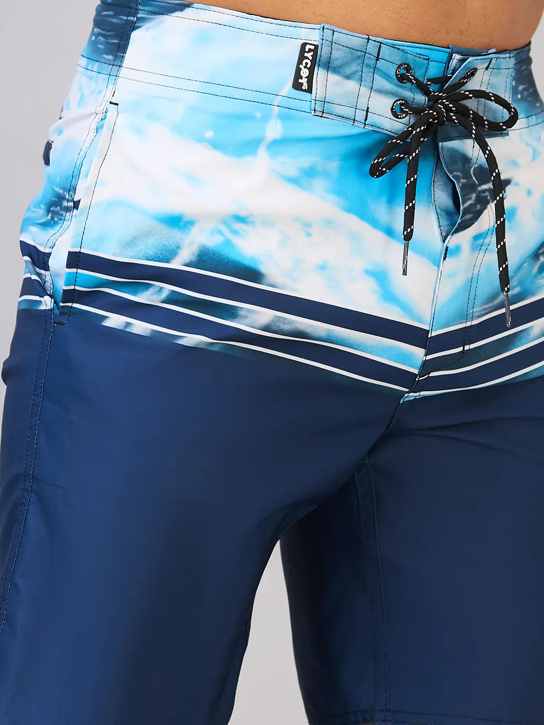 Men's Aqua Waves Beach Shorts