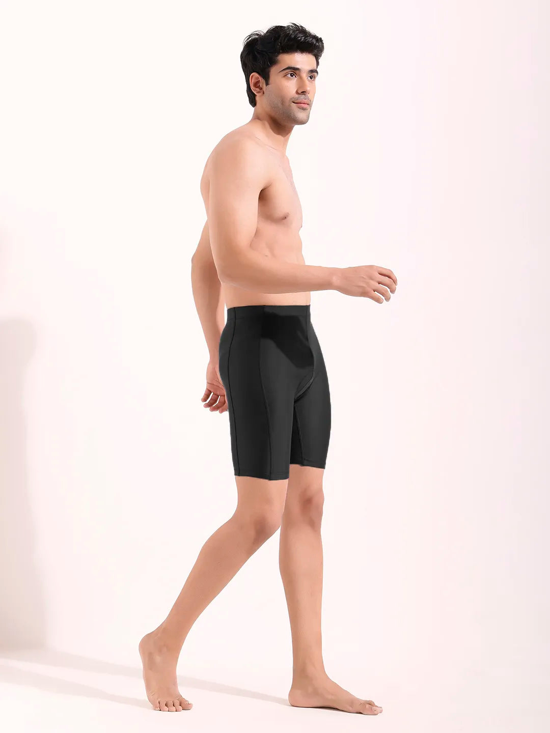 Men's Solid Padded Cycling Shorts