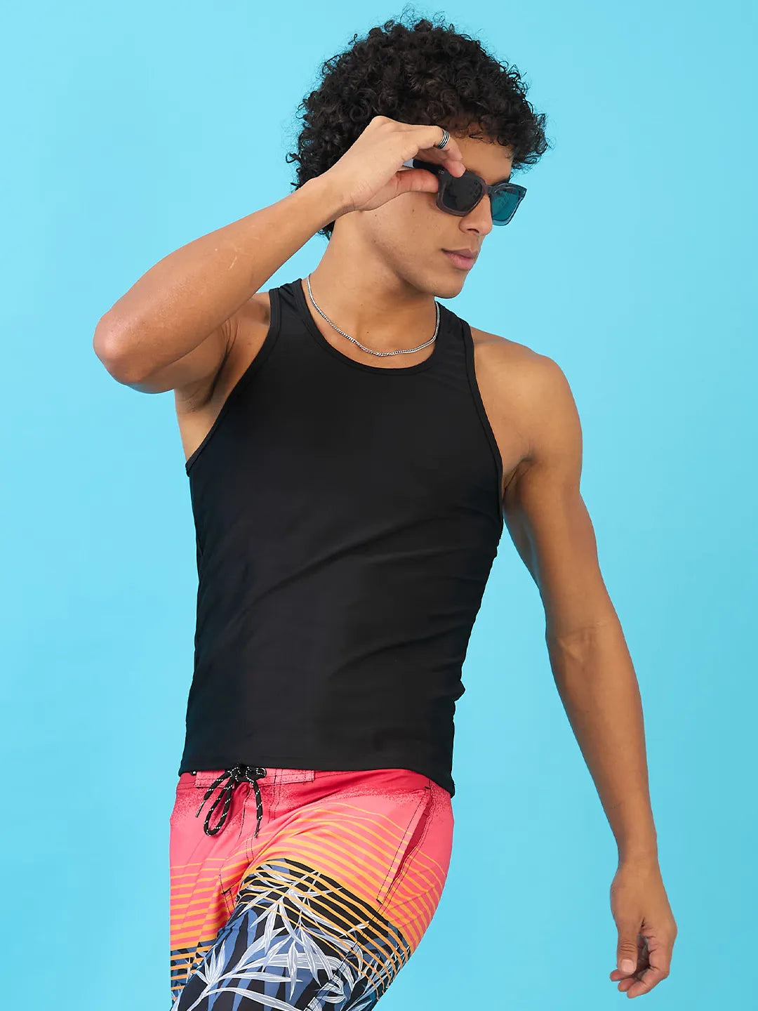 Men's Solid Sandow Rash Guard