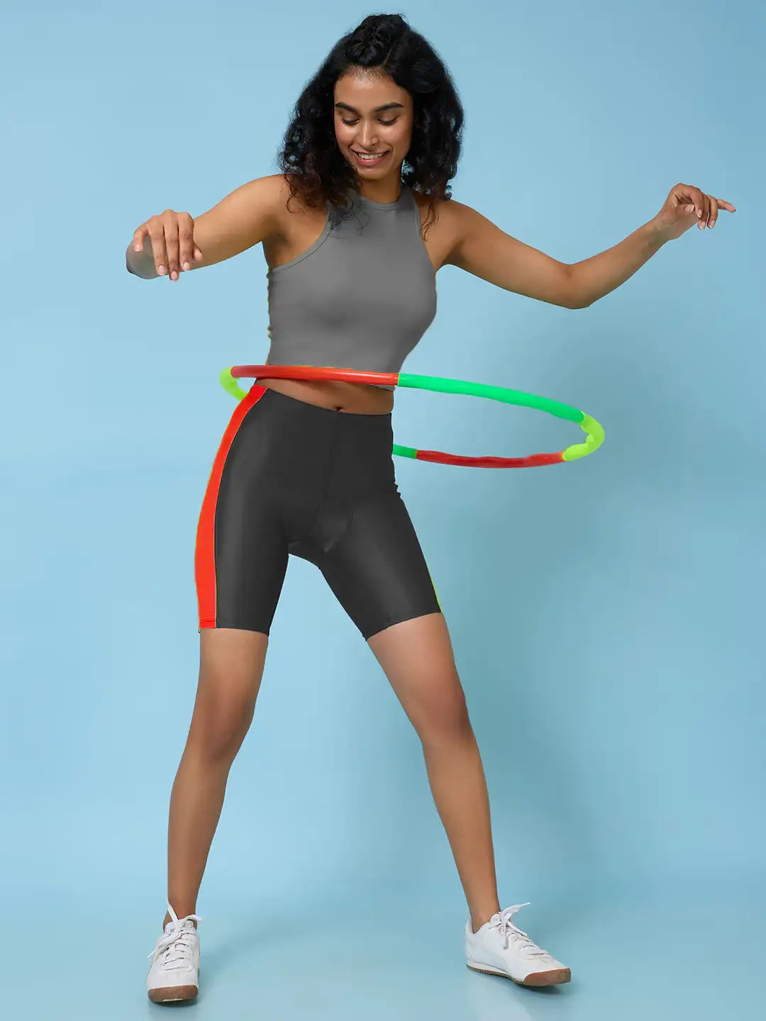 Women's Neon Flex Gel Padded Cycling Shorts