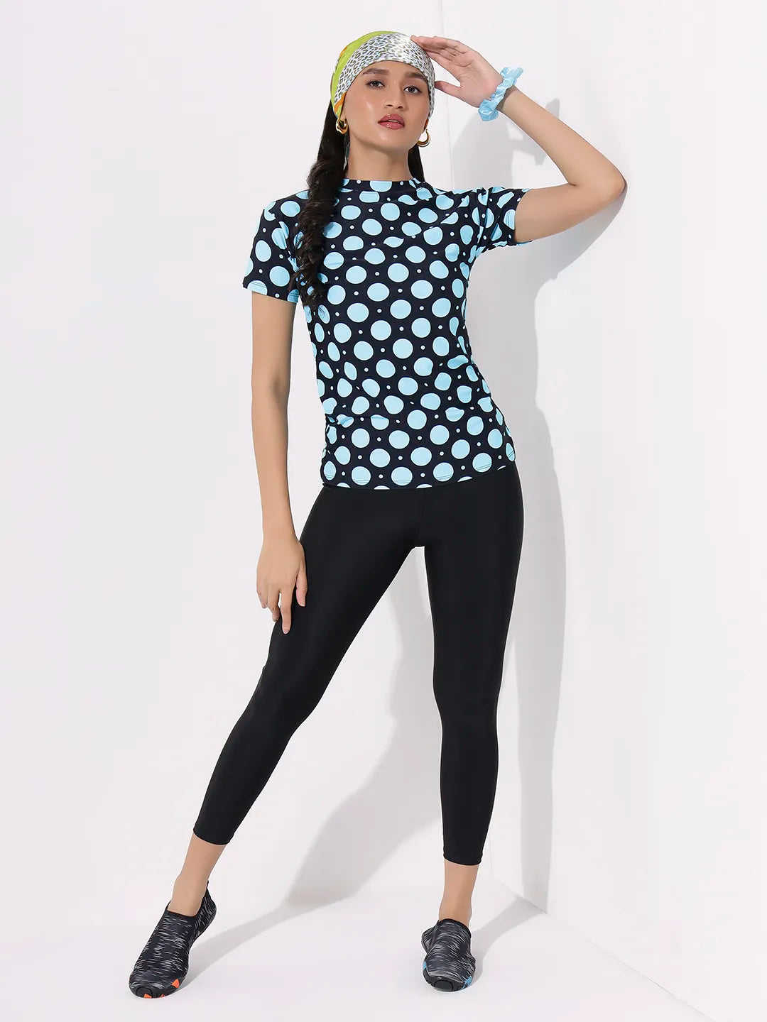 Women's Solid Swim Tights