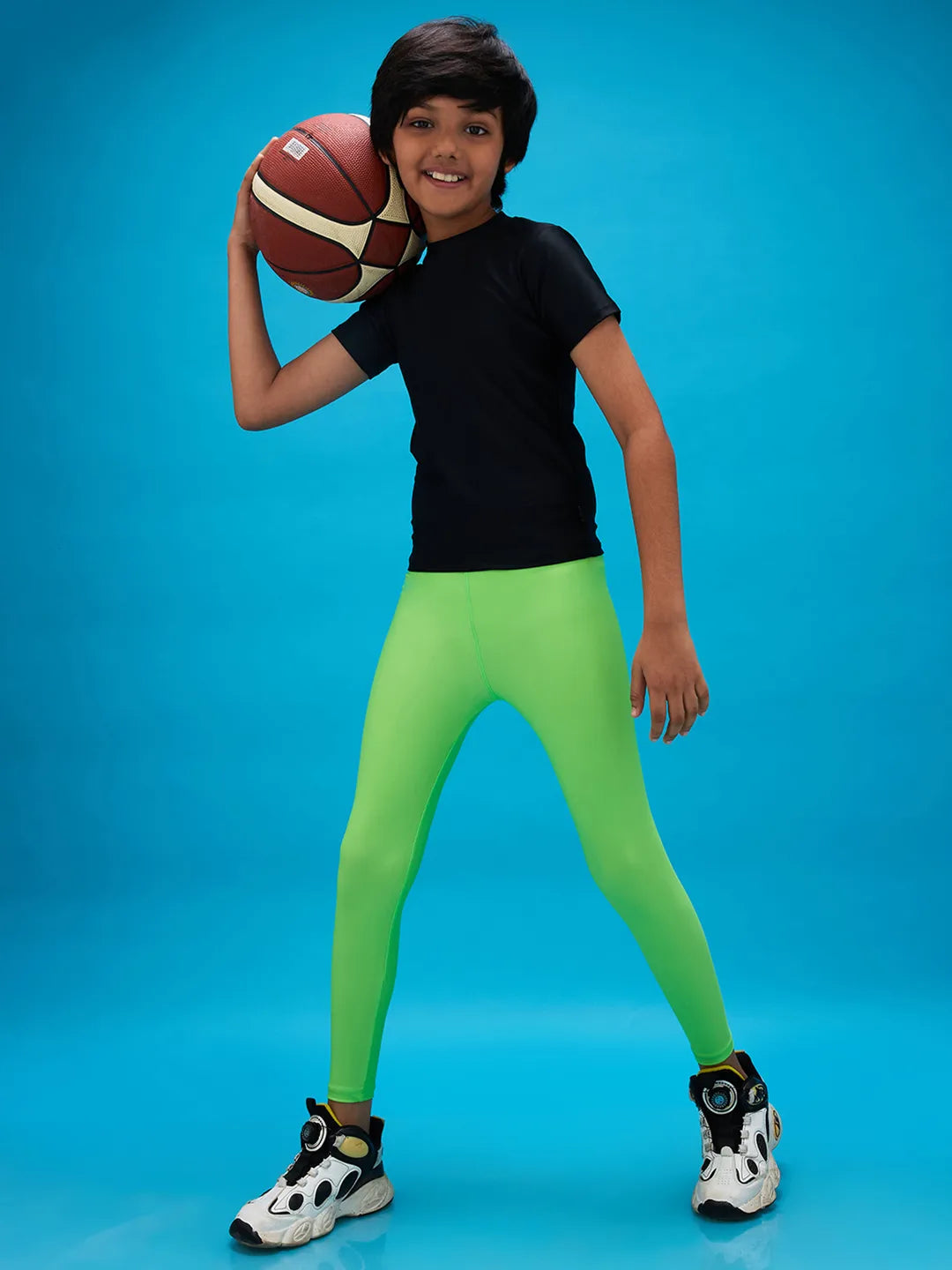 Boys' Solid Full Tights