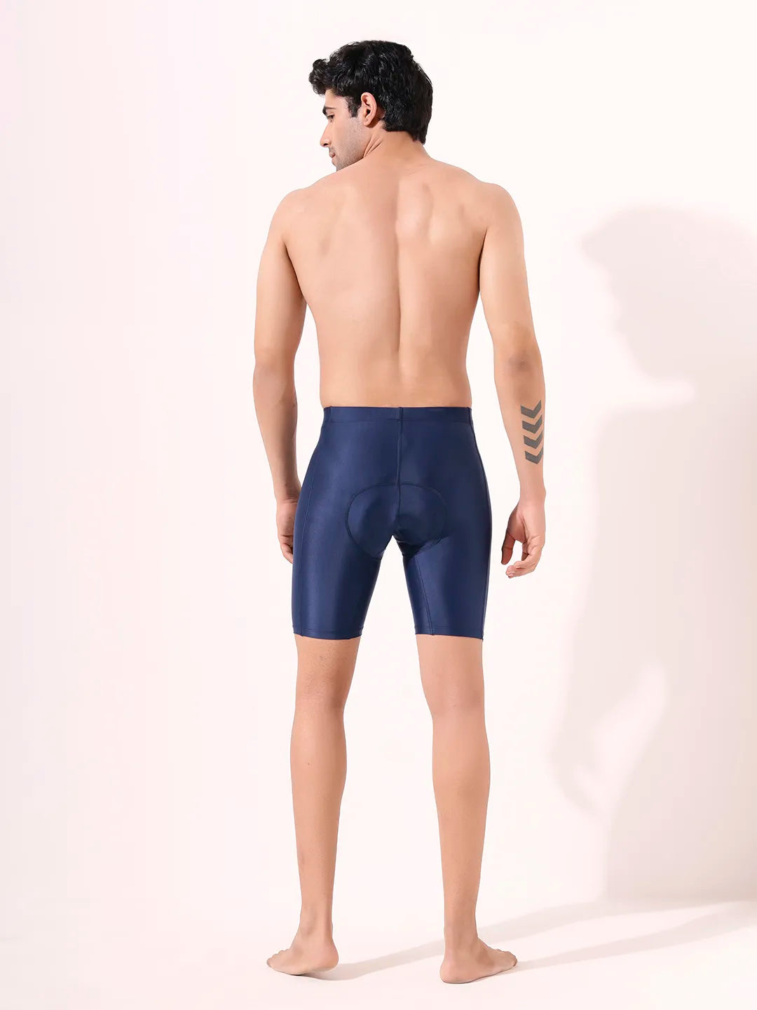 Men's Solid Padded Cycling Shorts
