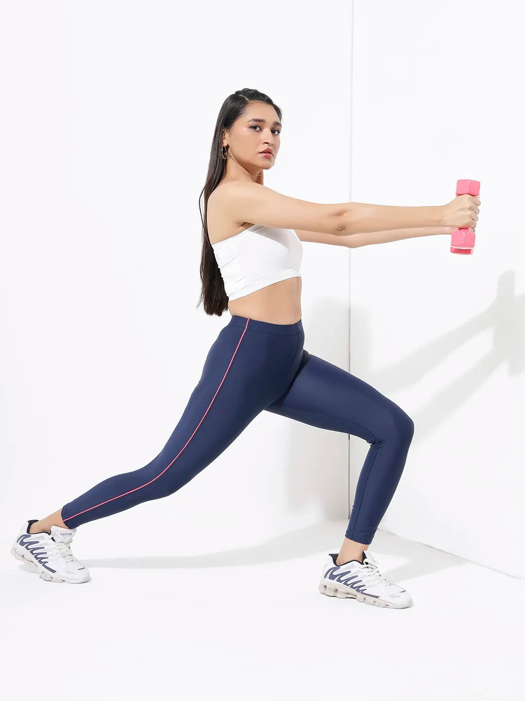 Women's Slim Piping Swim Tights