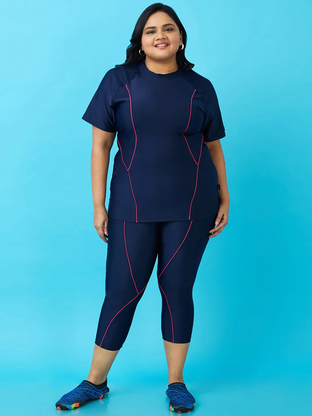 Women's AquaWave T-shirt and Tights Swim Set