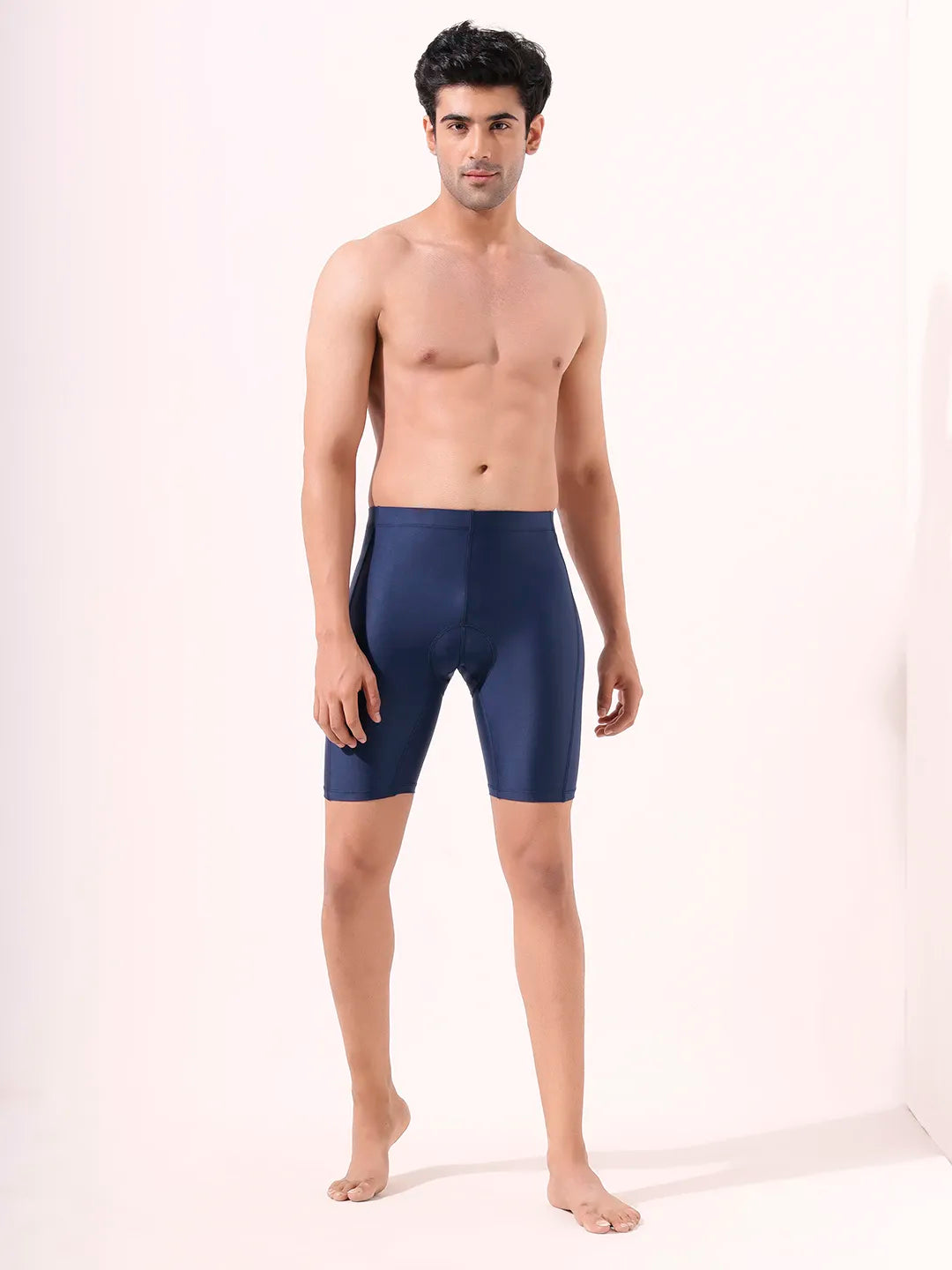 Men's Solid Padded Cycling Shorts