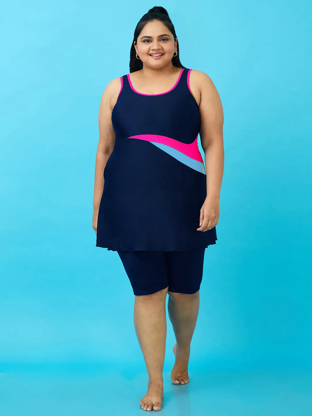Women's Aqua Swoosh Swimdress