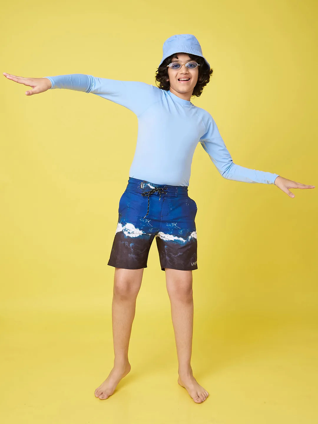 Boys' Tidal Textures Beach Shorts