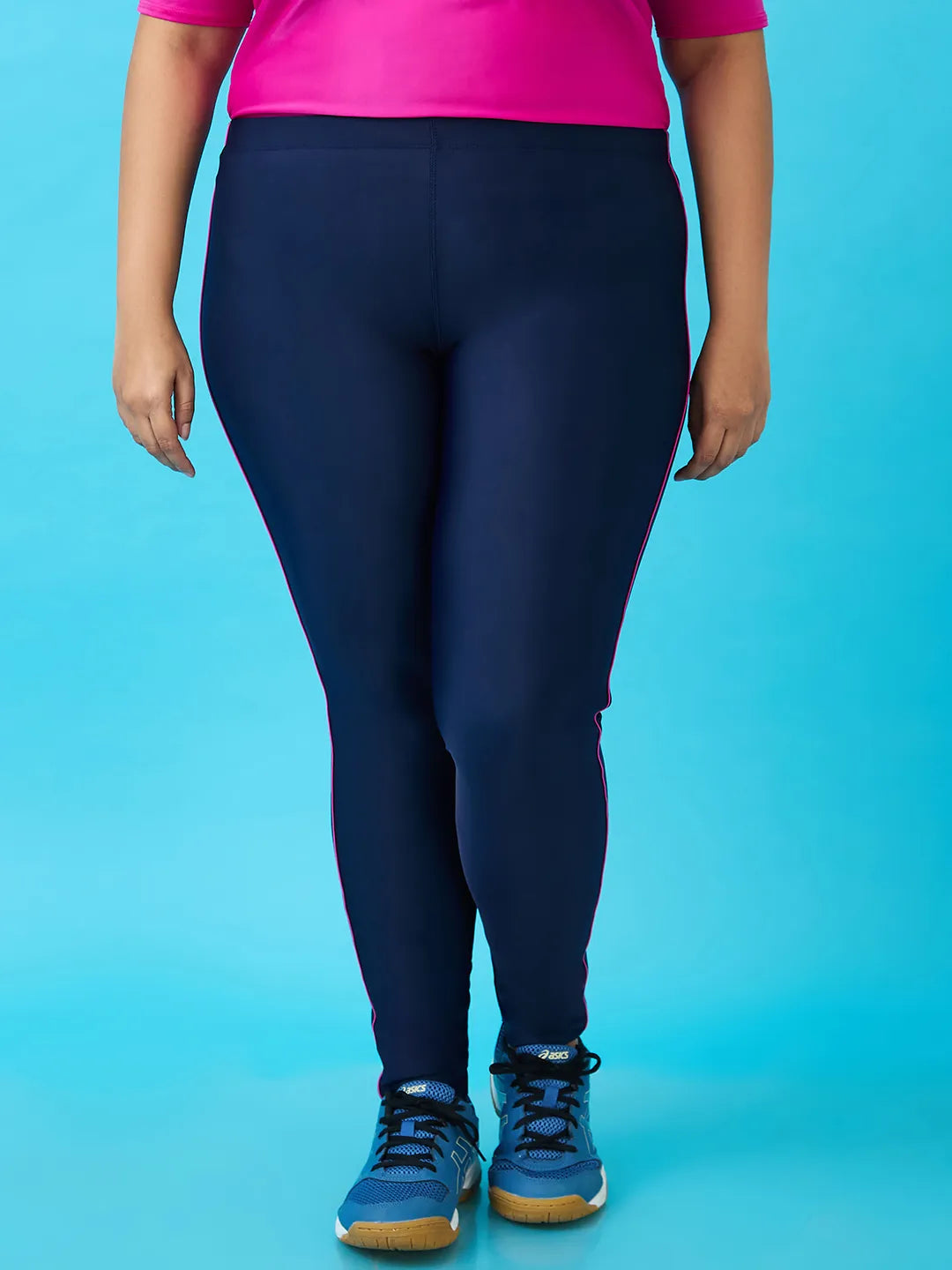 Women's Slim Piping Swim Tights