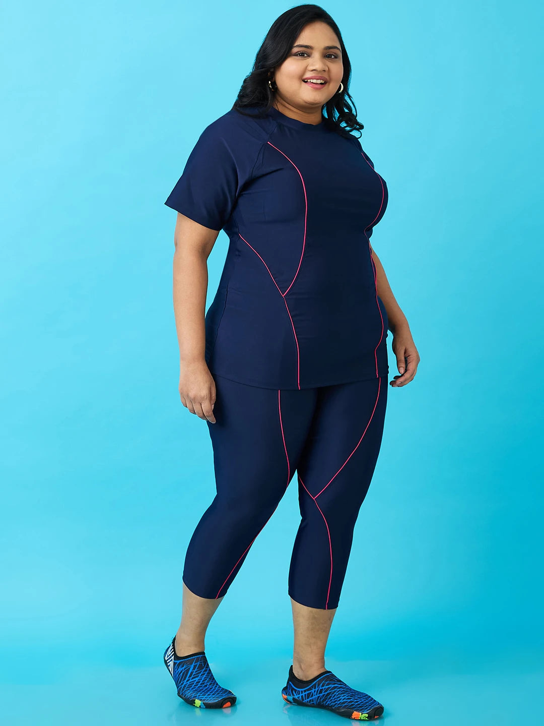 Women's AquaWave T-shirt and Tights Swim Set