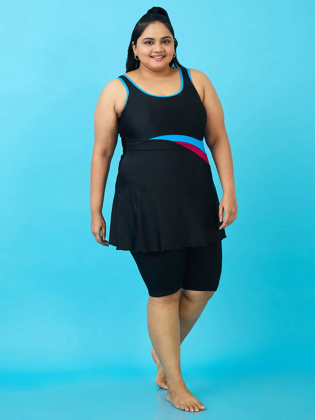 Women's Aqua Swoosh Swimdress