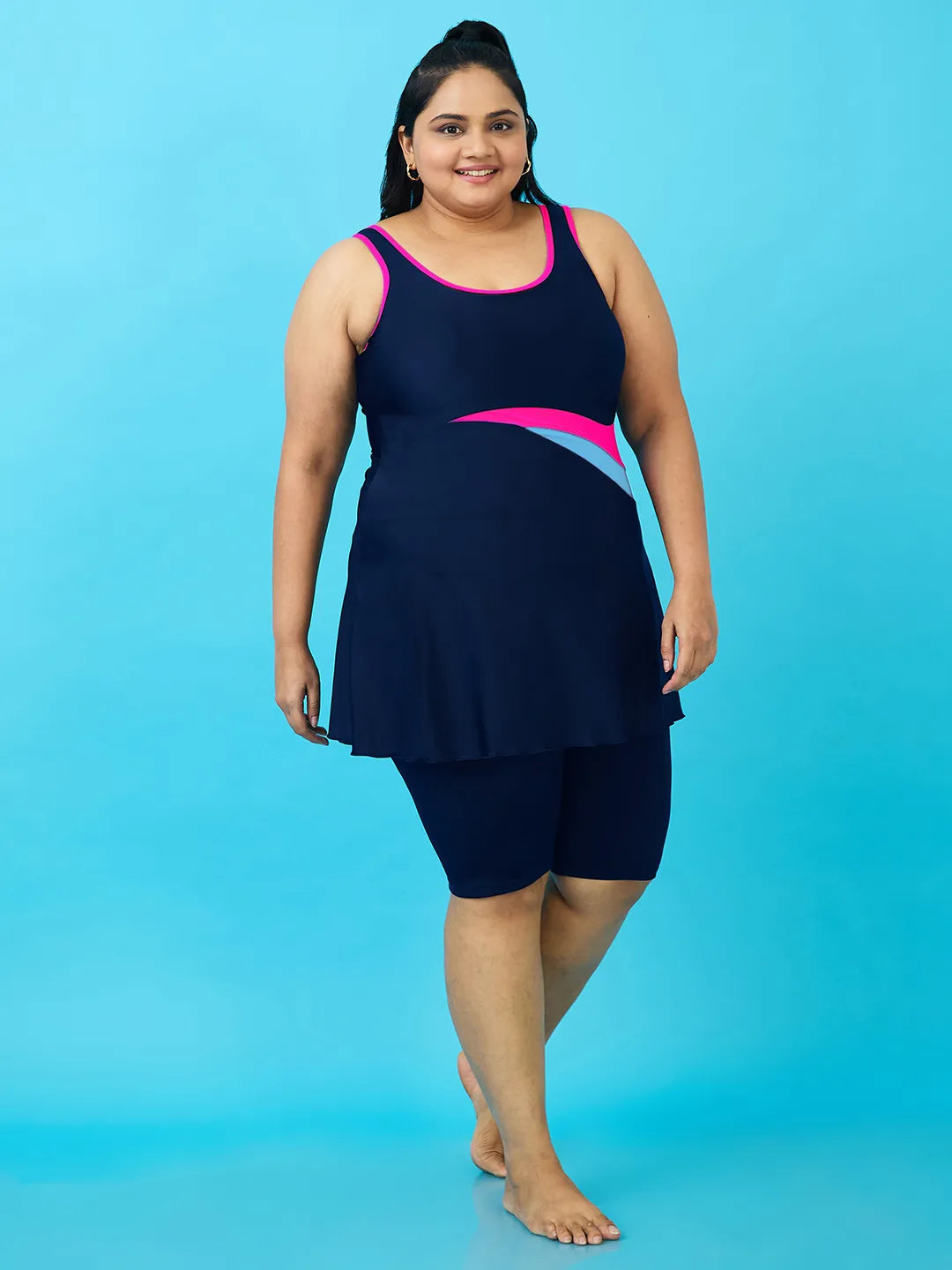 Women's Aqua Swoosh Swimdress