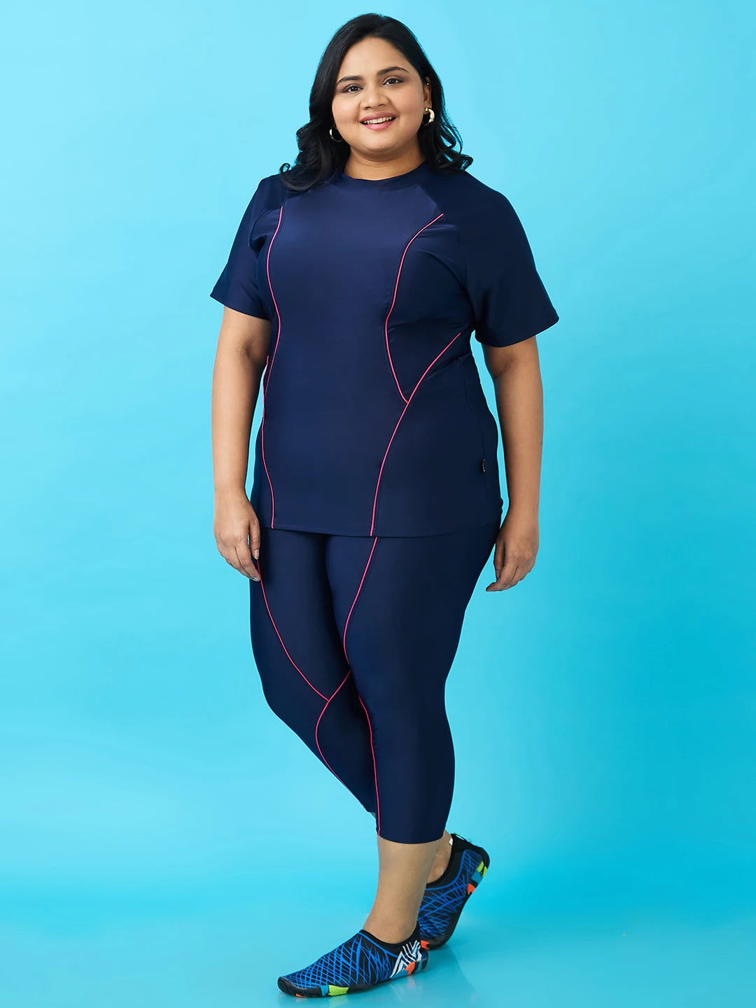 Women's AquaWave T-shirt and Tights Swim Set